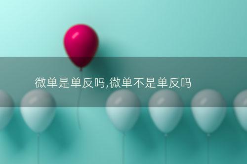 微单是单反吗,微单不是单反吗