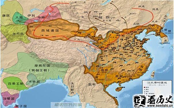 汉武帝版图