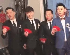 邓伦穿婚纱当伴郎，白敬亭被调侃“白静婷”，TFBOYS硬汉风曝光