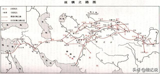 历史唐玄奘取经路线(行走在西域荒漠戈壁上的唐朝僧人)(6)