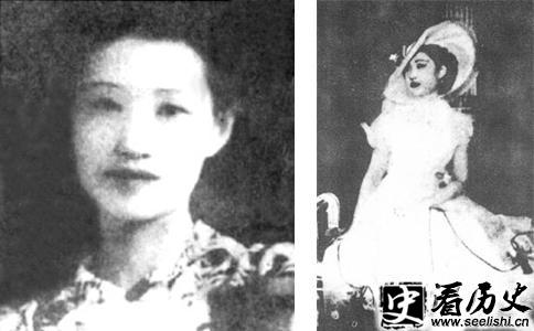 于凤至（左）和赵一荻