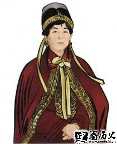 辽兴宗皇后萧挞里画像