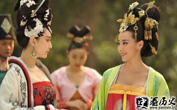 高阳公主和武媚娘剧照