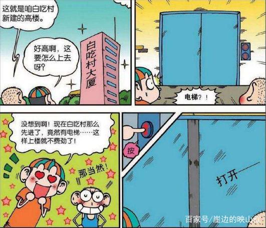 爆笑校园：呆头“背身嘘嘘”堪称一绝，巨型大厦“爬电梯”毁三观