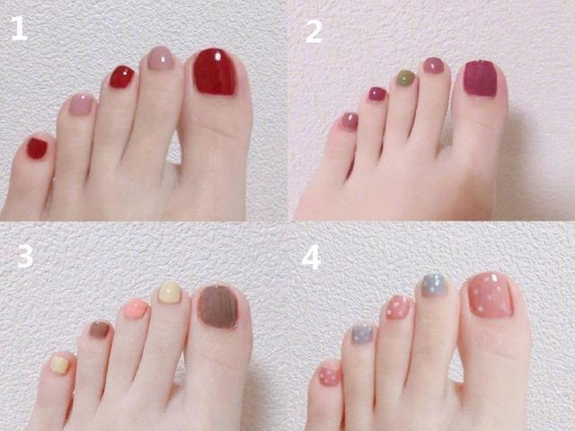 16款超显白的足部美甲款式,美哭了!