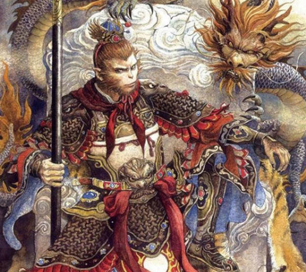 中国神话水怪无支祁,无支祁是孙悟空的原型?(外形猿猴火眼金睛)