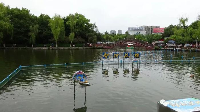 七月仲夏里的南充北湖,好一派美景如画的城市园林风光